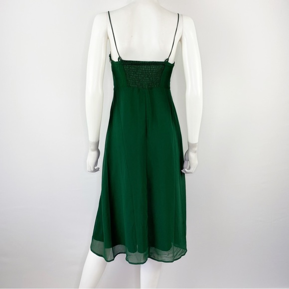NEW Whyte Valentyne Size 6 Emerald Green Sleeveless A-Line Dress - Picture 5 of 9